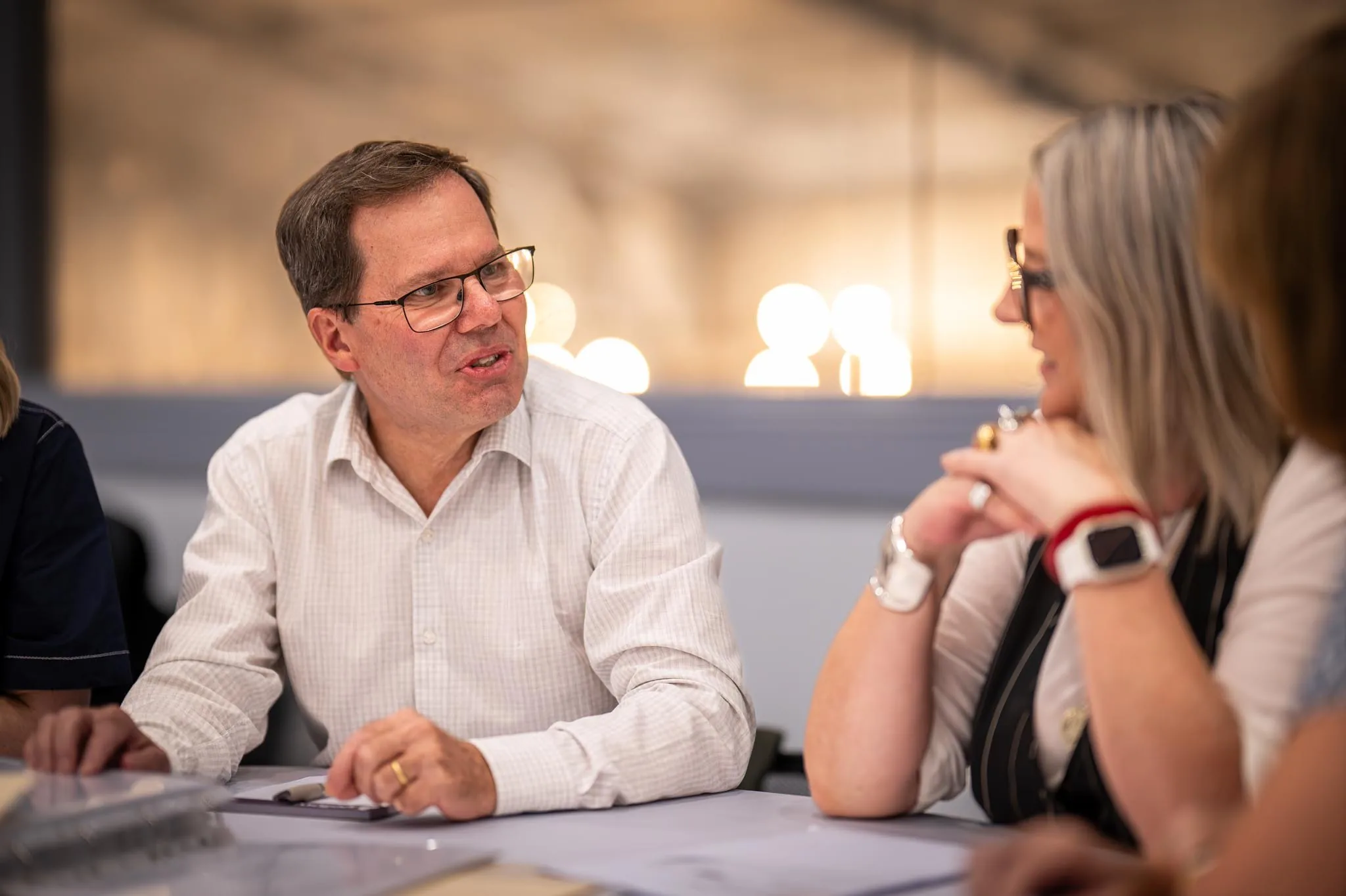 A corporate client meeting, photographed by Gerkies