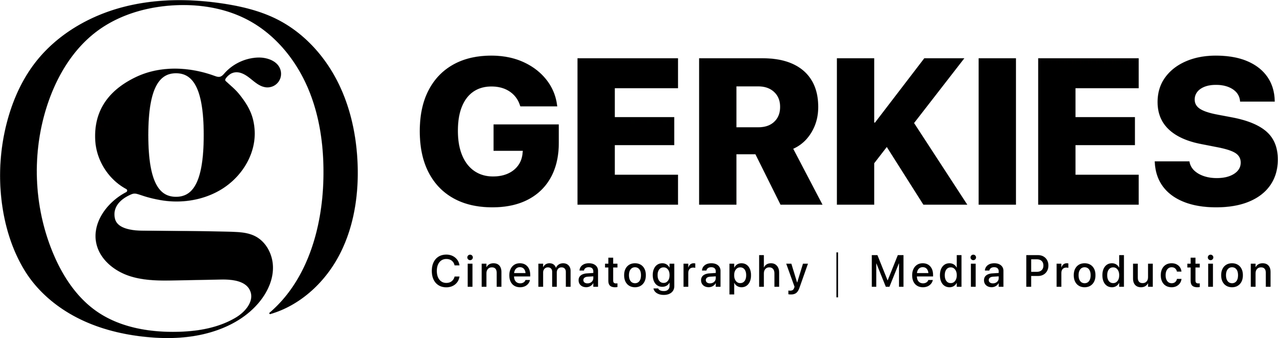 The refined Gerkies logo with the Cinematography and Media Production descriptor